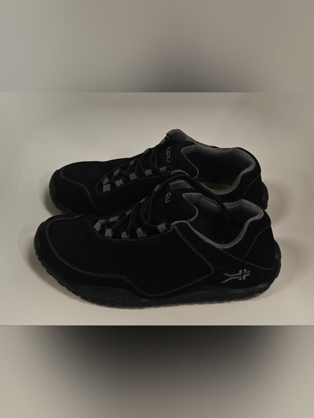 KURU Chicane Men’s Size 10 Black Suede Trail Hiking Sneakers 100609 Comfort Walk